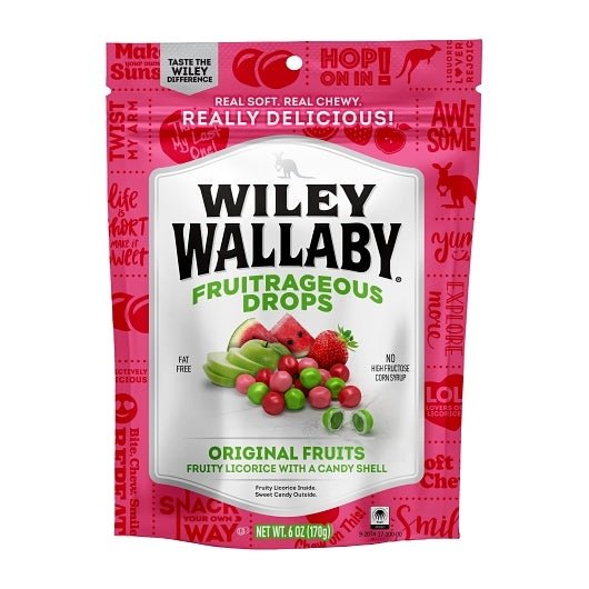 Wiley Wallaby Fruit - Rageous Drops 6oz (170g) - Candybase