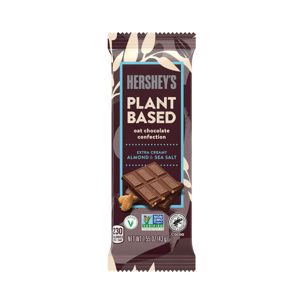 Hershey's Plant Based Oat Chocolate Extra Creamy Almond & Sea Salt 1.55 oz (43g)