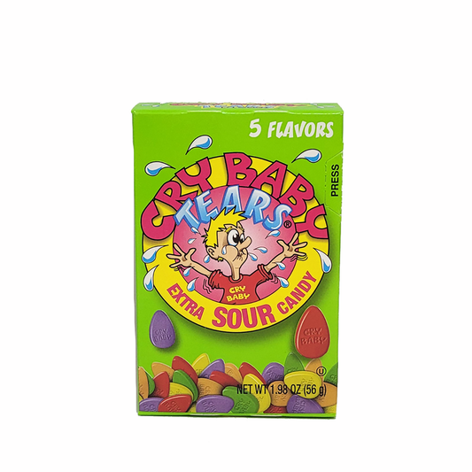 Cry Baby Tears Sour Candy 5 Flavor 1.98oz (56g)