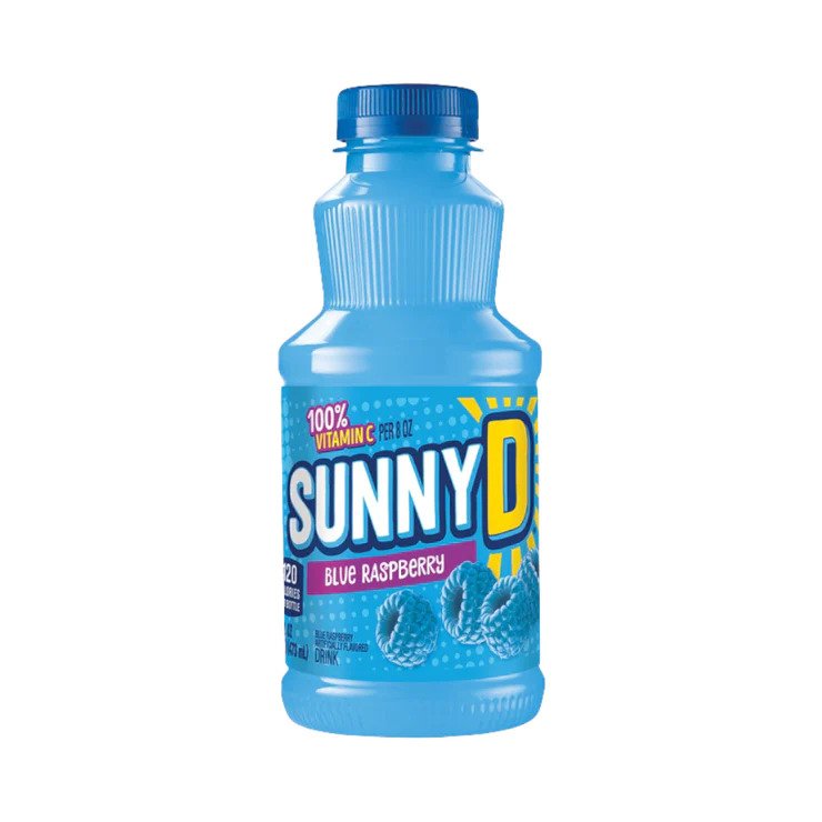 Sunny D Blue Raspberry 16oz (473ml)