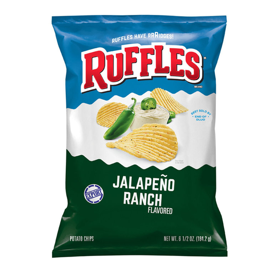 Ruffles Jalapeno Ranch 6.5oz (184.2g)