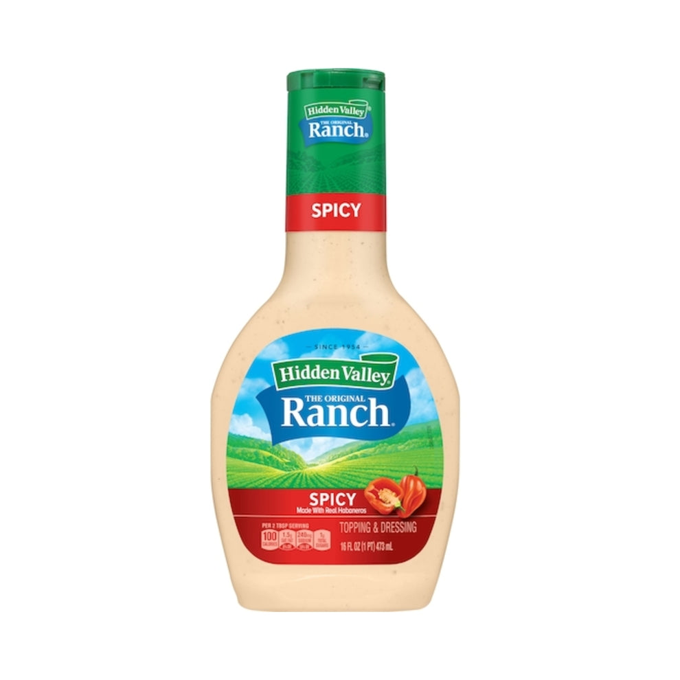 Hidden Valley Spicy Ranch Dressing Bottle 16oz (473ml) – Candybase