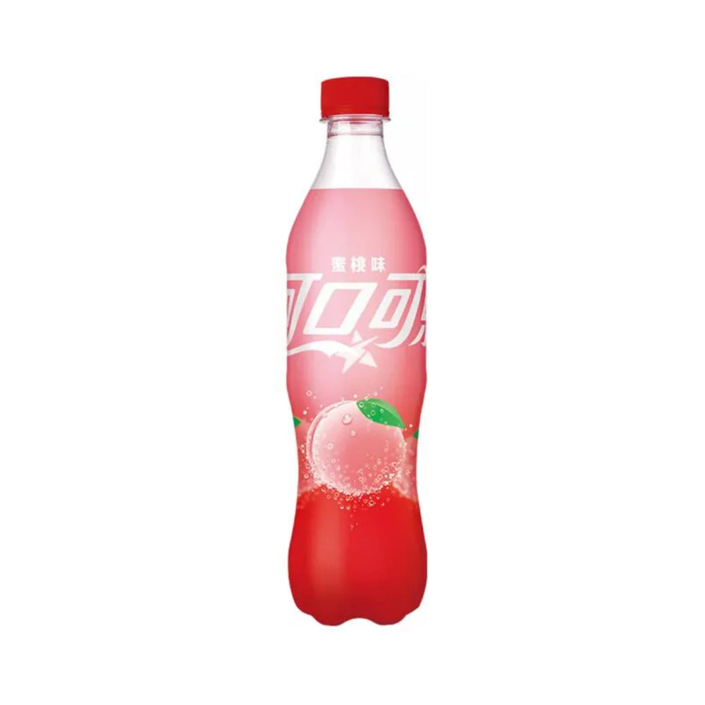 Coca Cola Peach Flavour Bottle 500ml (CN)